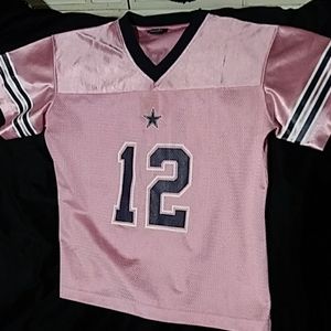 Ladies pink/blue cowboy jersey